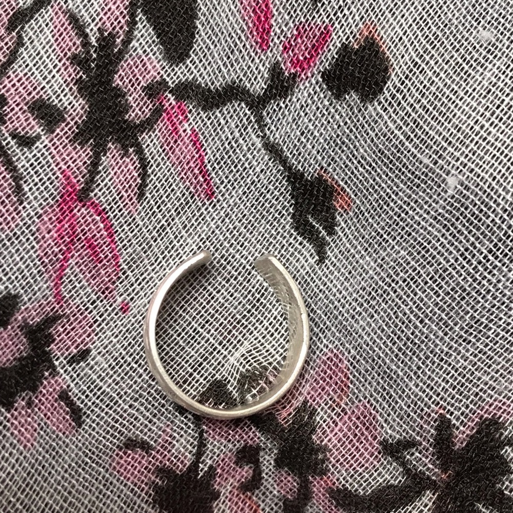 Sterling Silver Toe Ring- Adjustable Toe Ring In … - image 3